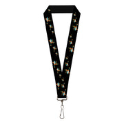 Lanyard - 1.0" - Flying Mallards Black Lanyards Buckle-Down