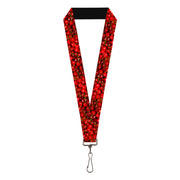 Lanyard - 1.0" - Fresh Cherries Stacked Lanyards Buckle-Down