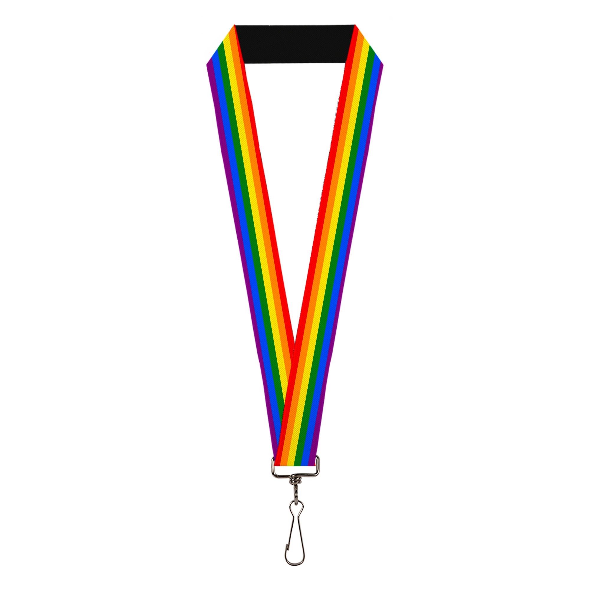 Lanyard - 1.0" - Flag Pride Rainbow Lanyards Buckle-Down