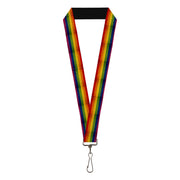 Lanyard - 1.0" - Flag Pride Distressed Rainbow Lanyards Buckle-Down