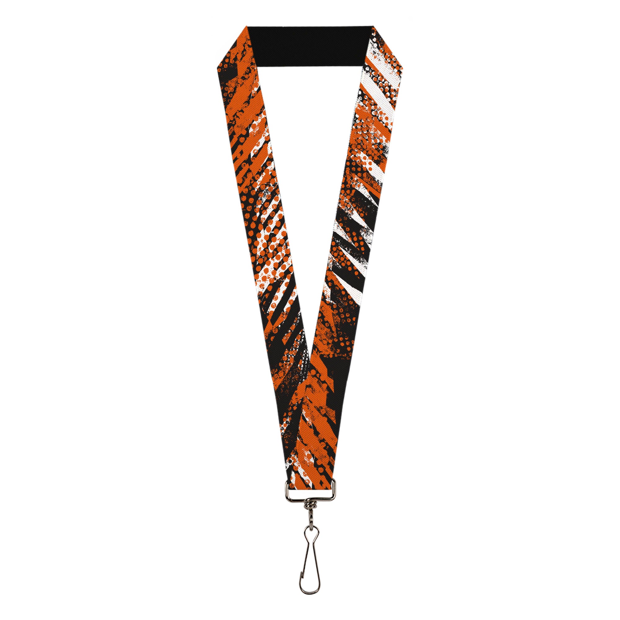 Lanyard - 1.0" - Grunge Tread Orange Lanyards Buckle-Down