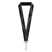 Lanyard - 1.0" - Galaxy Arch Black Gray White Lanyards Buckle-Down