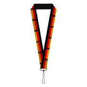 Lanyard - 1.0" - German Flag Distressed Lanyards Buckle-Down