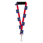 Lanyard - 1.0" - Georgia Flag Lanyards Buckle-Down