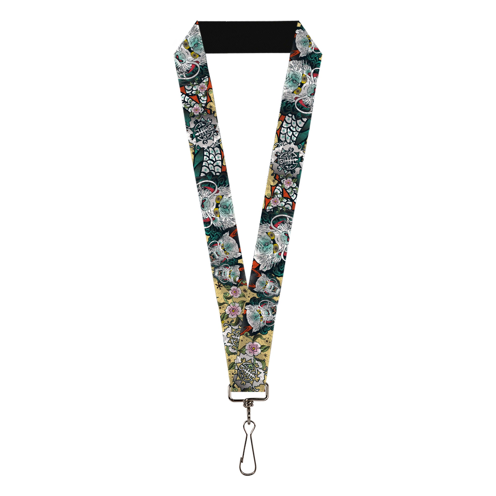 Lanyard - 1.0" - Honor CLOSE-UP Tan Lanyards Buckle-Down