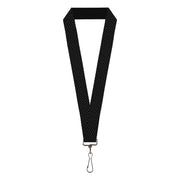 Lanyard - 1.0" - Herringbone Jagged Black Gray Lanyards Buckle-Down