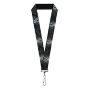 Lanyard - 1.0" - High Voltage Skull Lanyards Buckle-Down