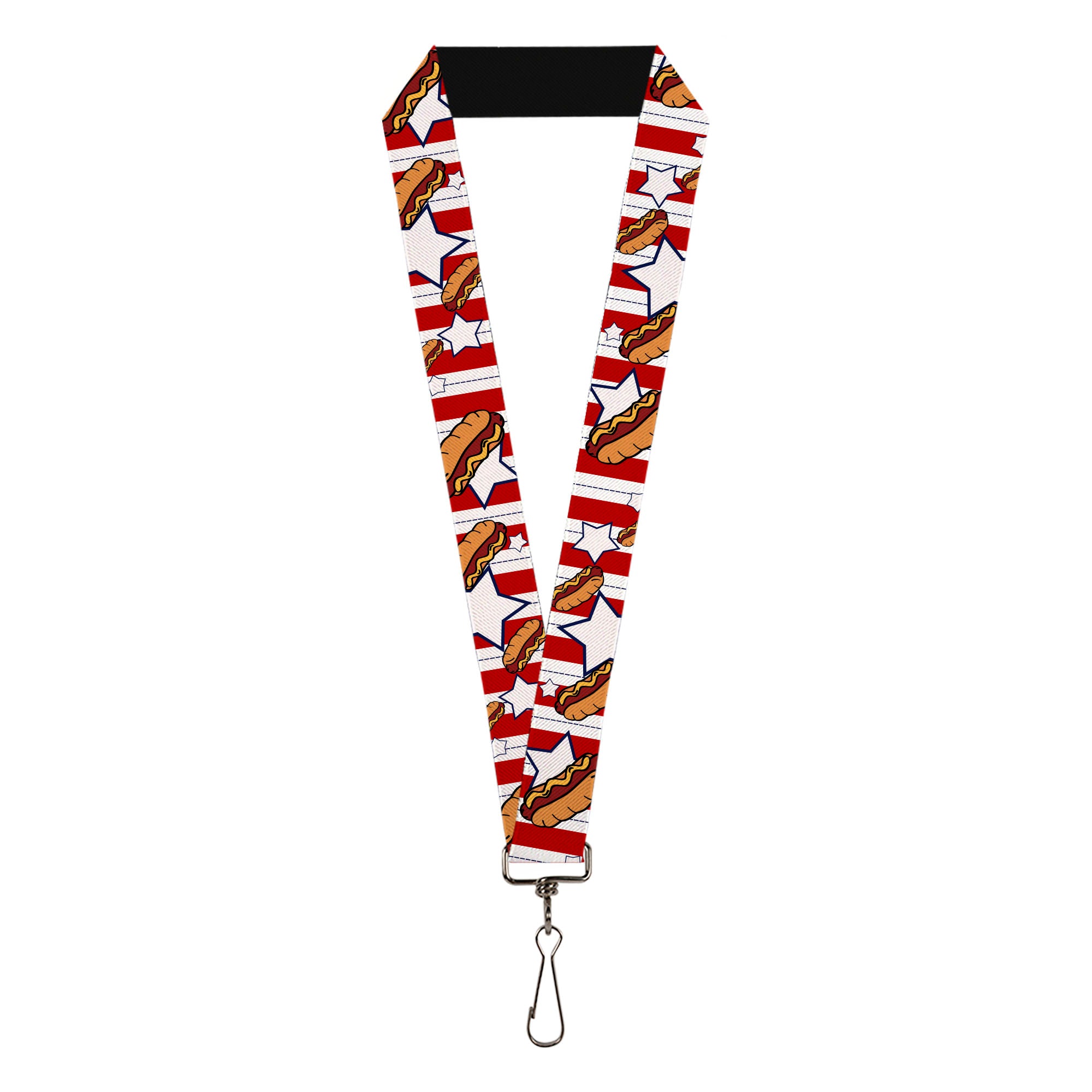 Lanyard - 1.0" - Hot Dogs Lanyards Buckle-Down