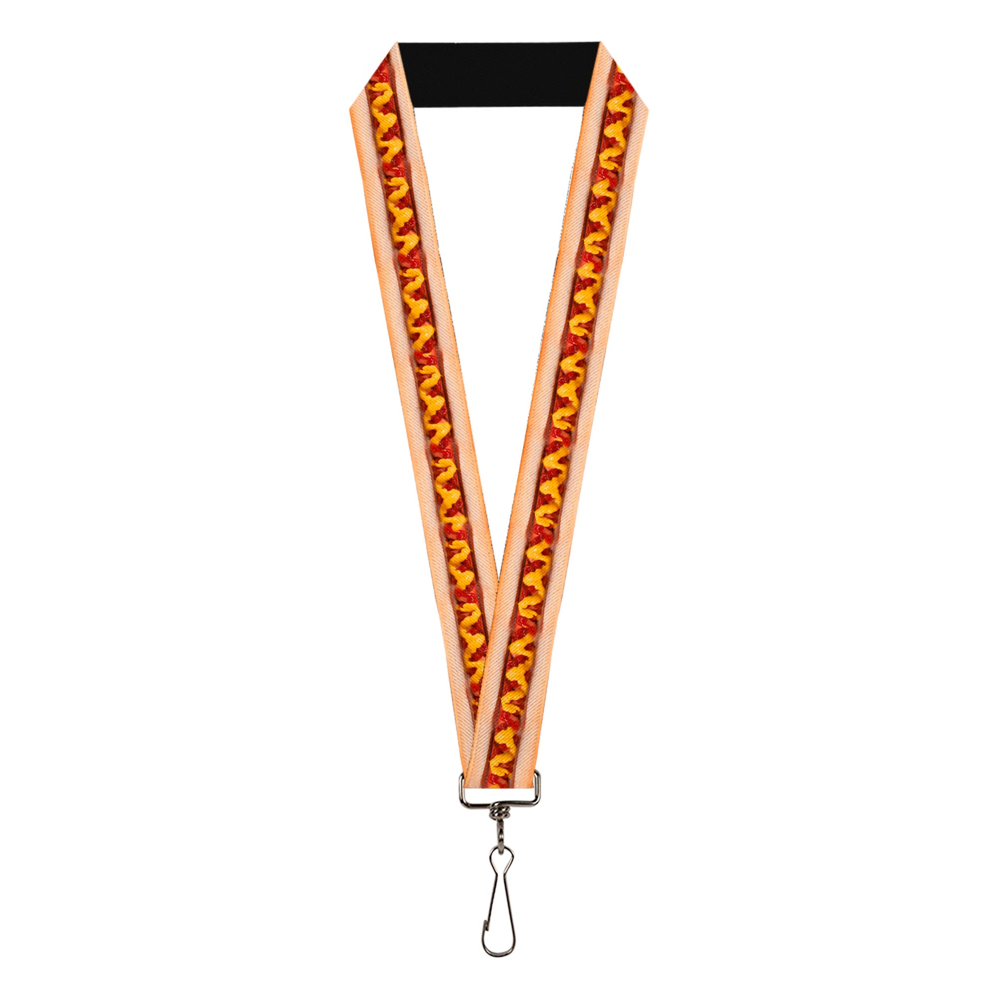 Lanyard - 1.0" - Hot Dog w Mustard & Ketchup Vivid Lanyards Buckle-Down