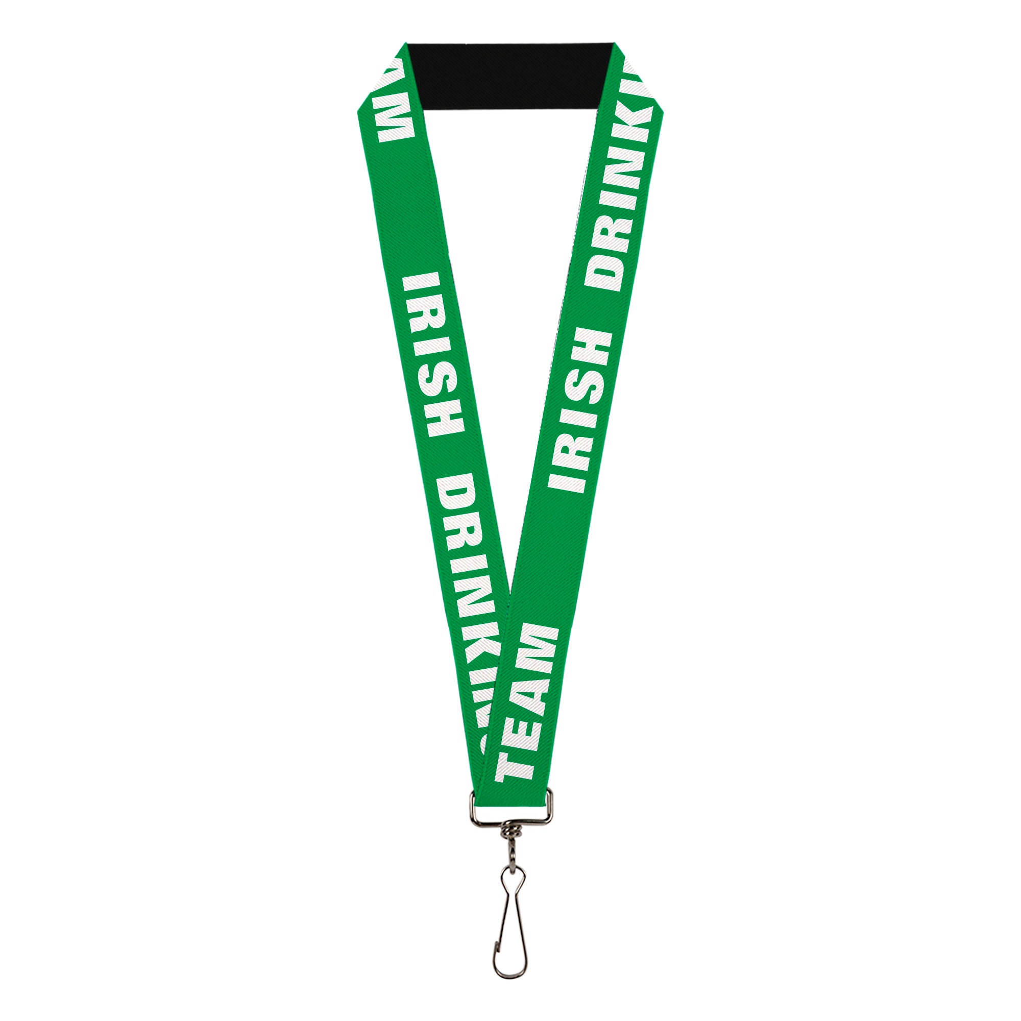 Buckle-Down Lanyard - IRISH DRINKING TEAM Green/White Lanyards Buckle-Down