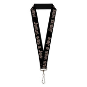 Buckle-Down Lanyard - JESUS WAS A JEW Black/Gray Lanyards Buckle-Down