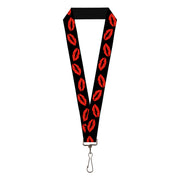 Lanyard - 1.0" - Kisses Lanyards Buckle-Down