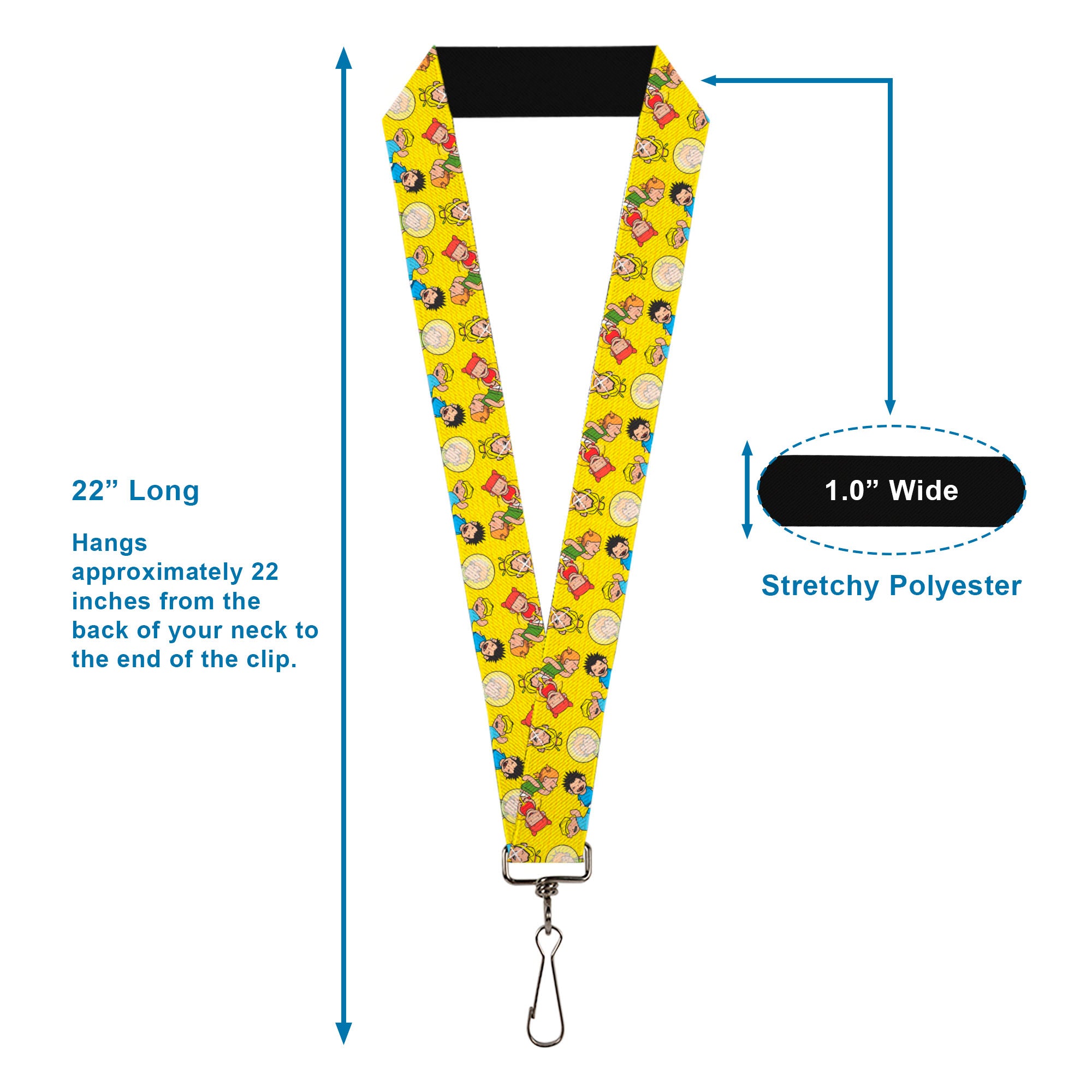Lanyard - 1.0" - Kid's in the Hood Lanyards Buckle-Down