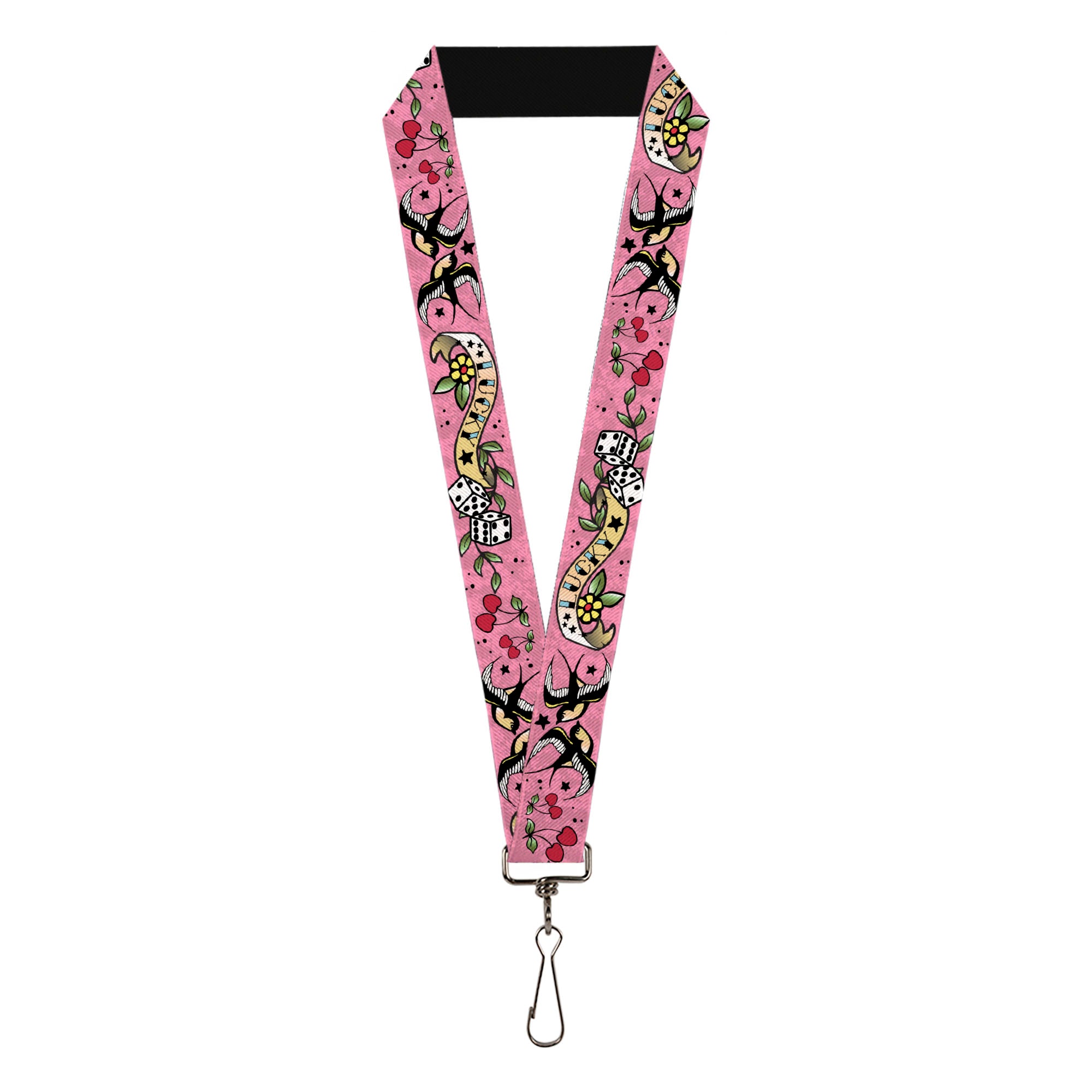 Lanyard - 1.0" - Lucky Pink Lanyards Buckle-Down