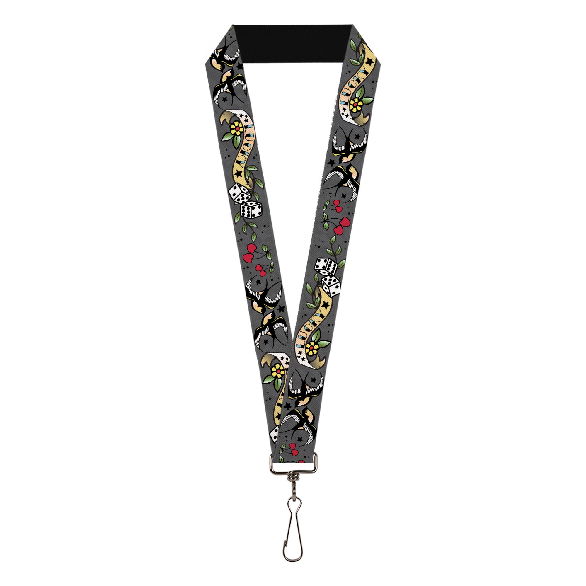 Lanyard - 1.0" - Lucky Gray Lanyards Buckle-Down