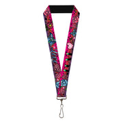 Lanyard - 1.0" - Love Love Pink Lanyards Buckle-Down