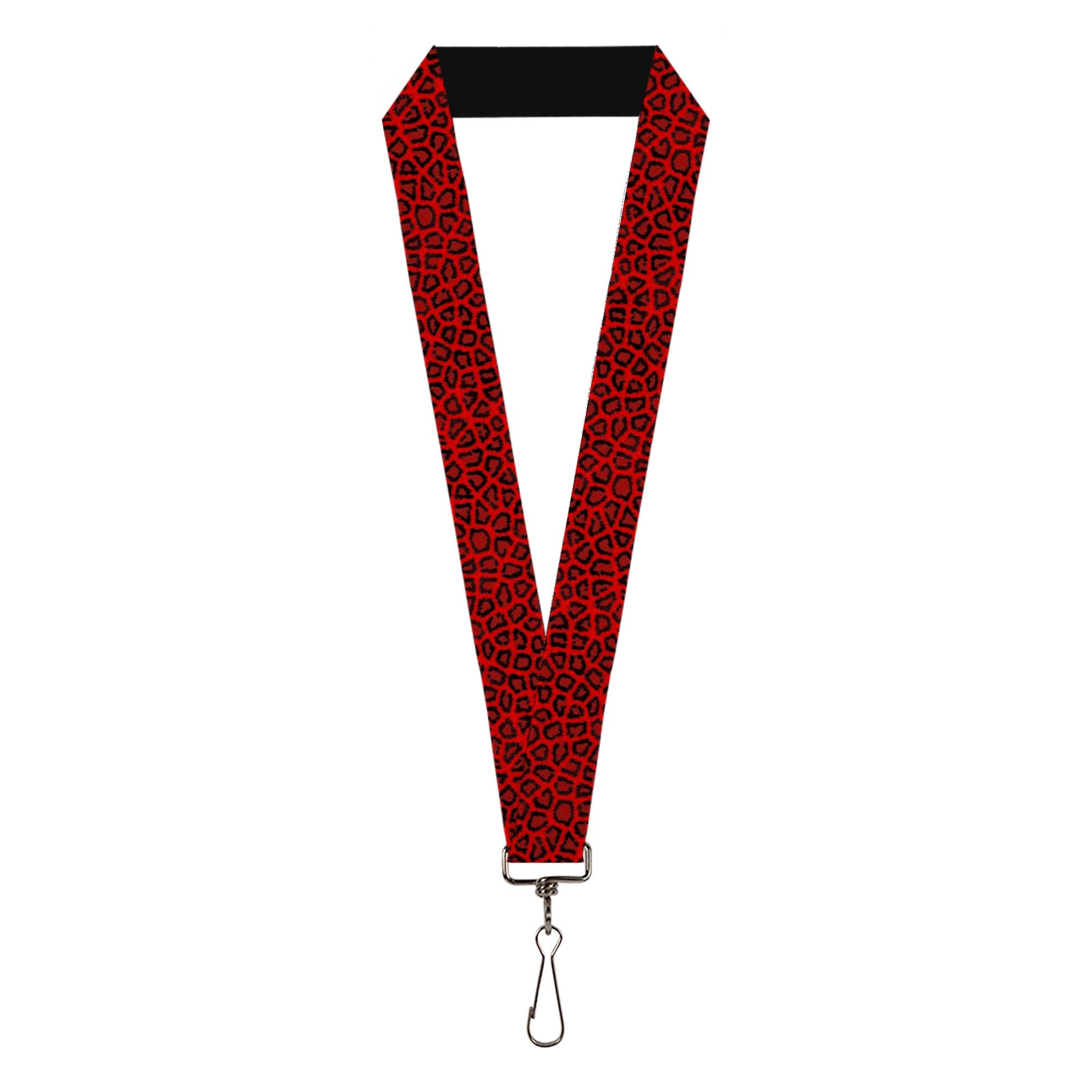 Lanyard - 1.0" - Leopard Red Lanyards Buckle-Down