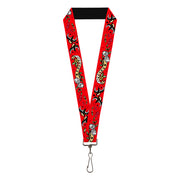 Lanyard - 1.0" - Lucky Red Lanyards Buckle-Down