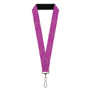 Lanyard - 1.0" - Leopard Baby Pink Lanyards Buckle-Down