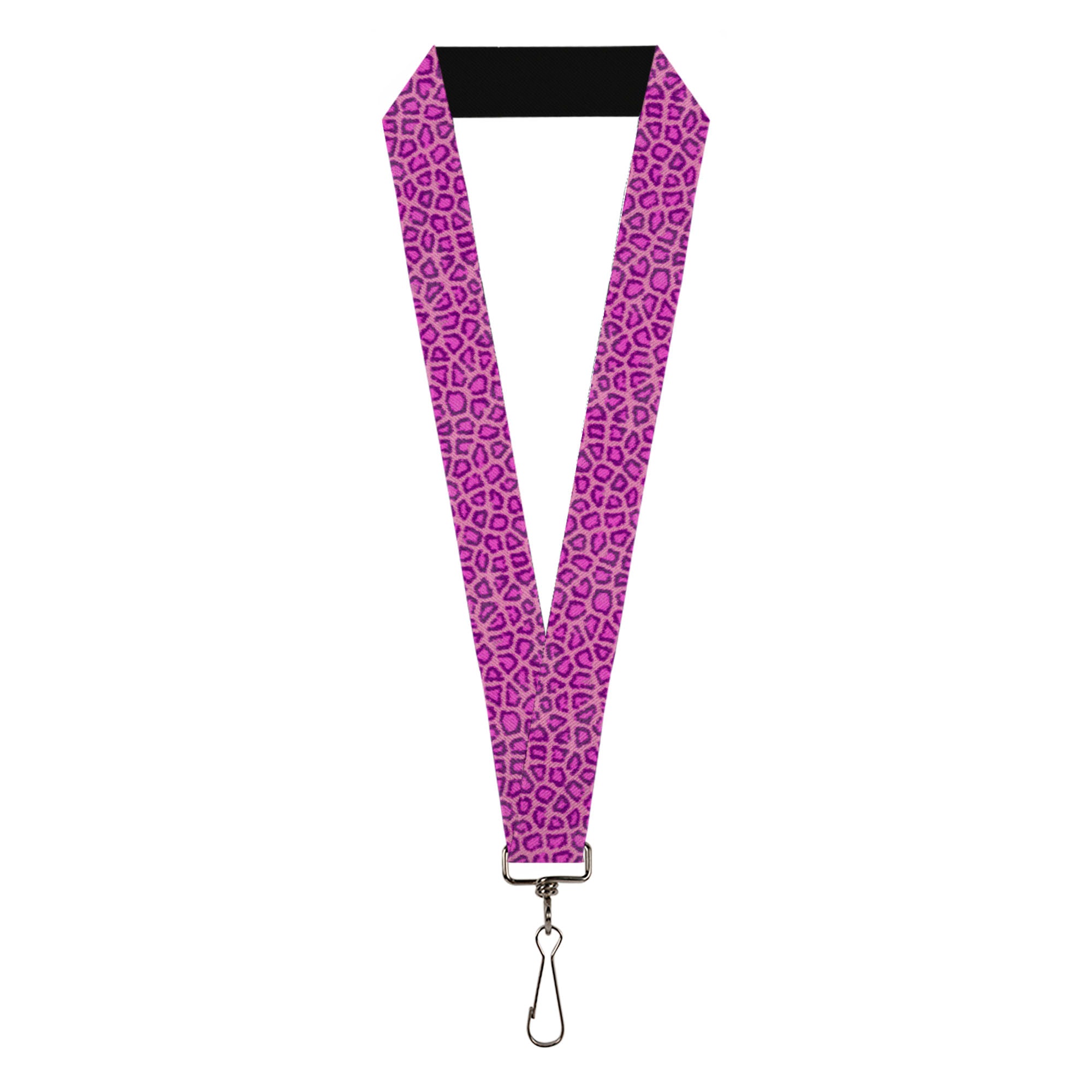Lanyard - 1.0" - Leopard Baby Pink Lanyards Buckle-Down