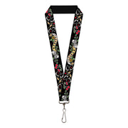 Lanyard - 1.0" - Lucky Black Lanyards Buckle-Down