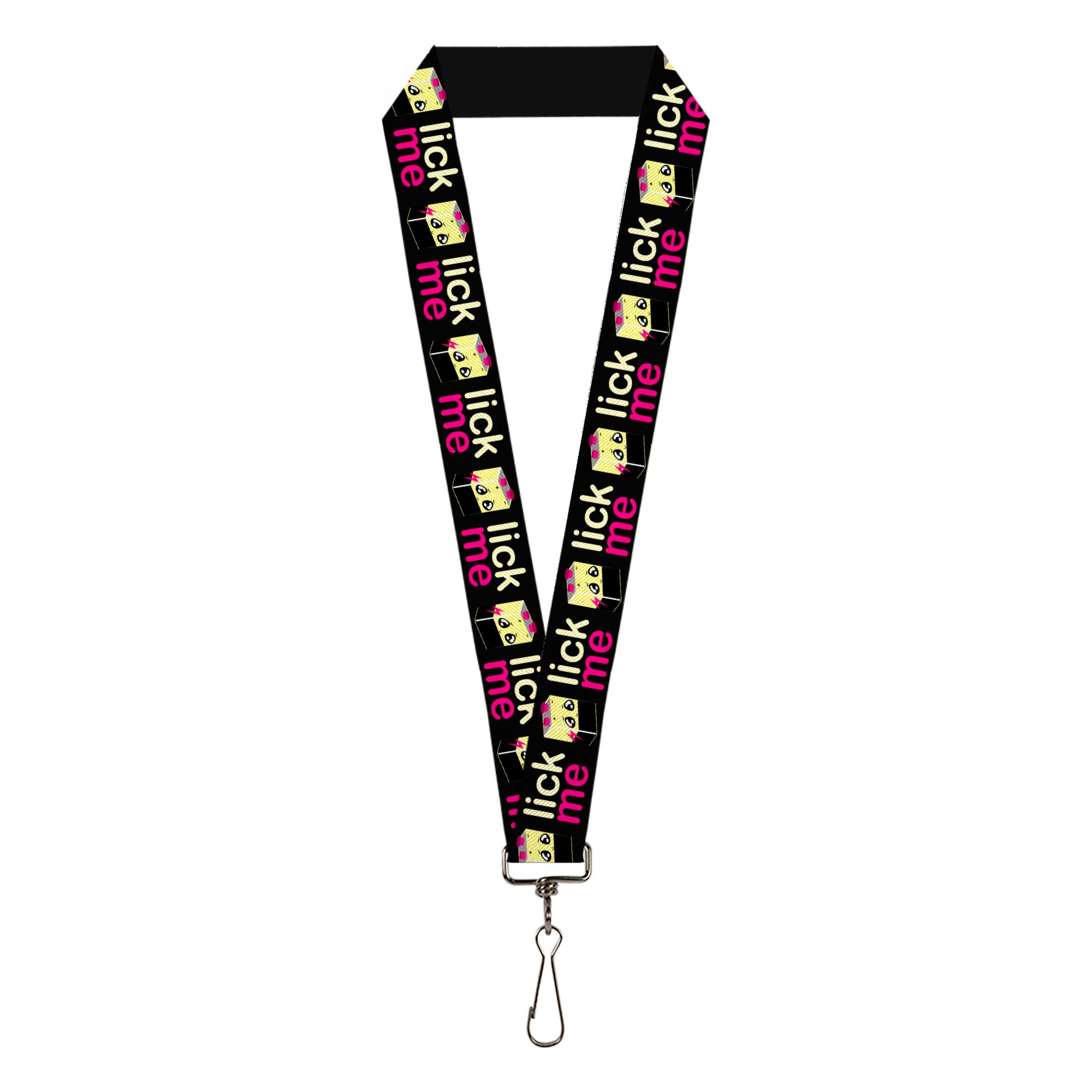 Lanyard - 1.0" - LICK ME Battery Cartoon Lanyards Buckle-Down