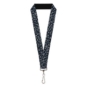 Lanyard - 1.0" - Leopard Grays Lanyards Buckle-Down