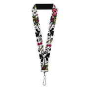 Lanyard - 1.0" - Mom & Dad CLOSE-UP White Lanyards Buckle-Down