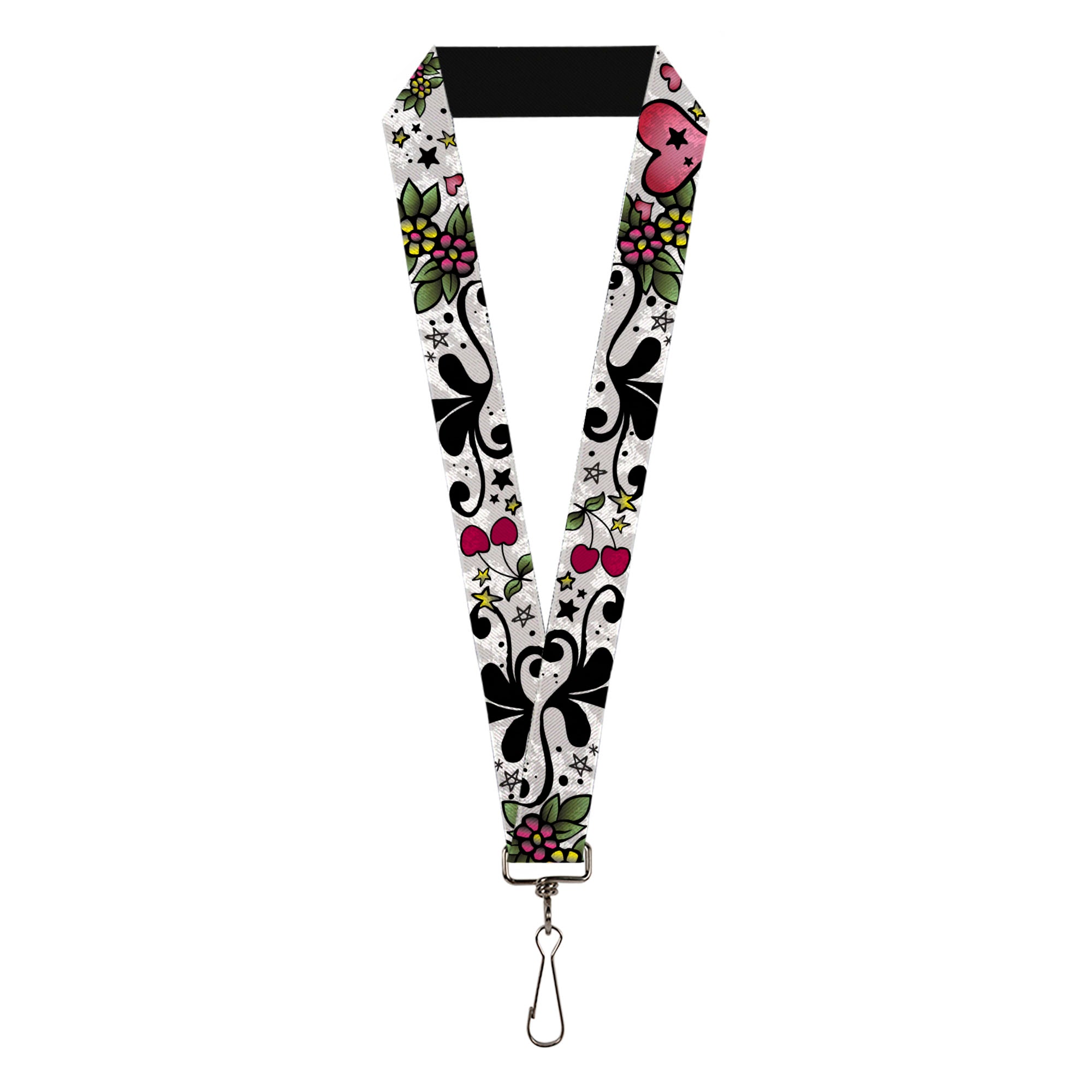 Lanyard - 1.0" - Mom & Dad CLOSE-UP White Lanyards Buckle-Down