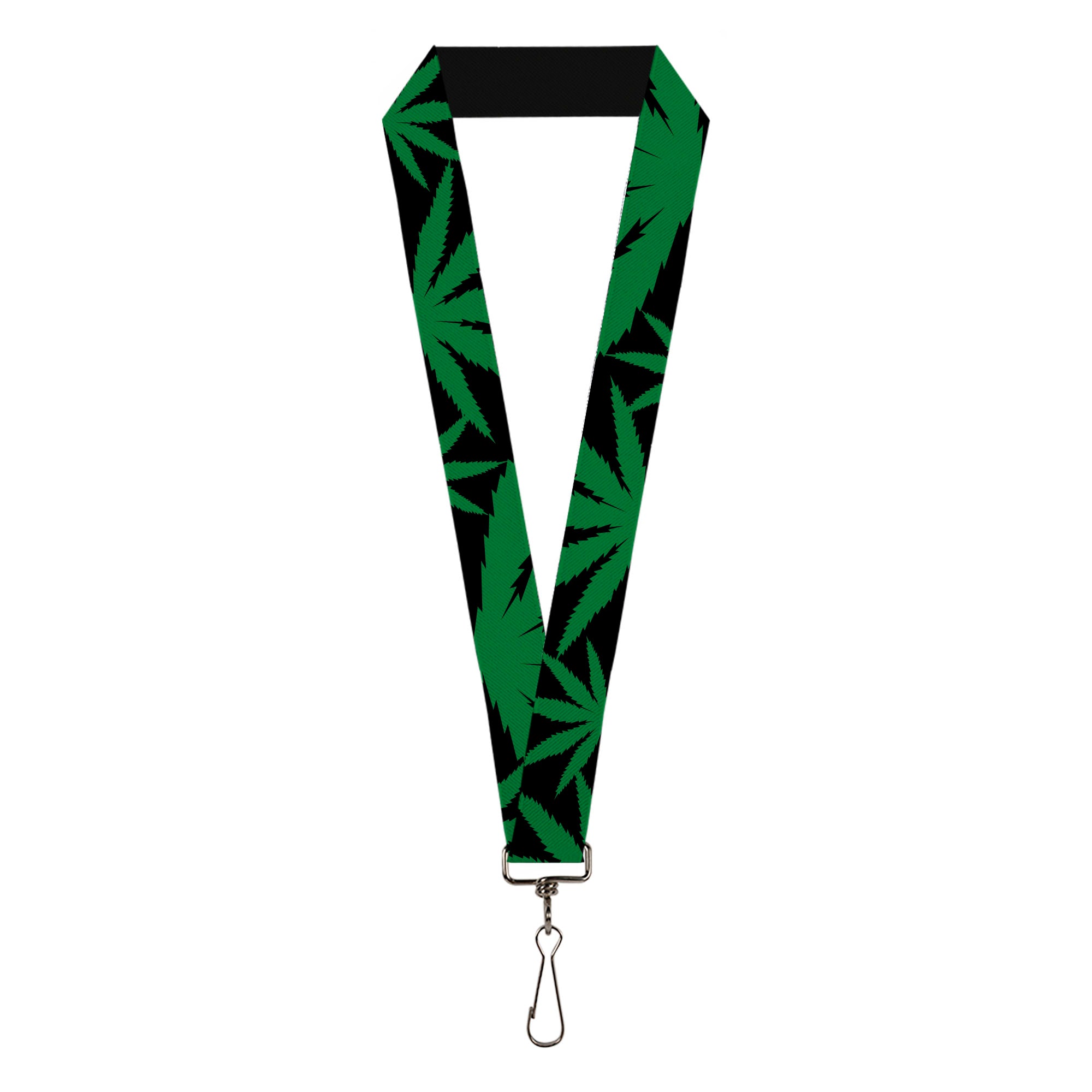 Buckle-Down Lanyard - Marijuana Leaf Close-Up Lanyards Buckle-Down