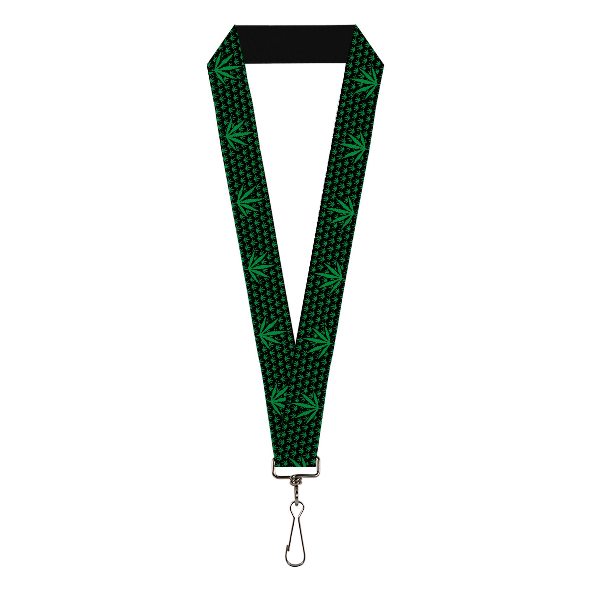 Buckle-Down Lanyard - Marijuana Garden Black/Green Lanyards Buckle-Down