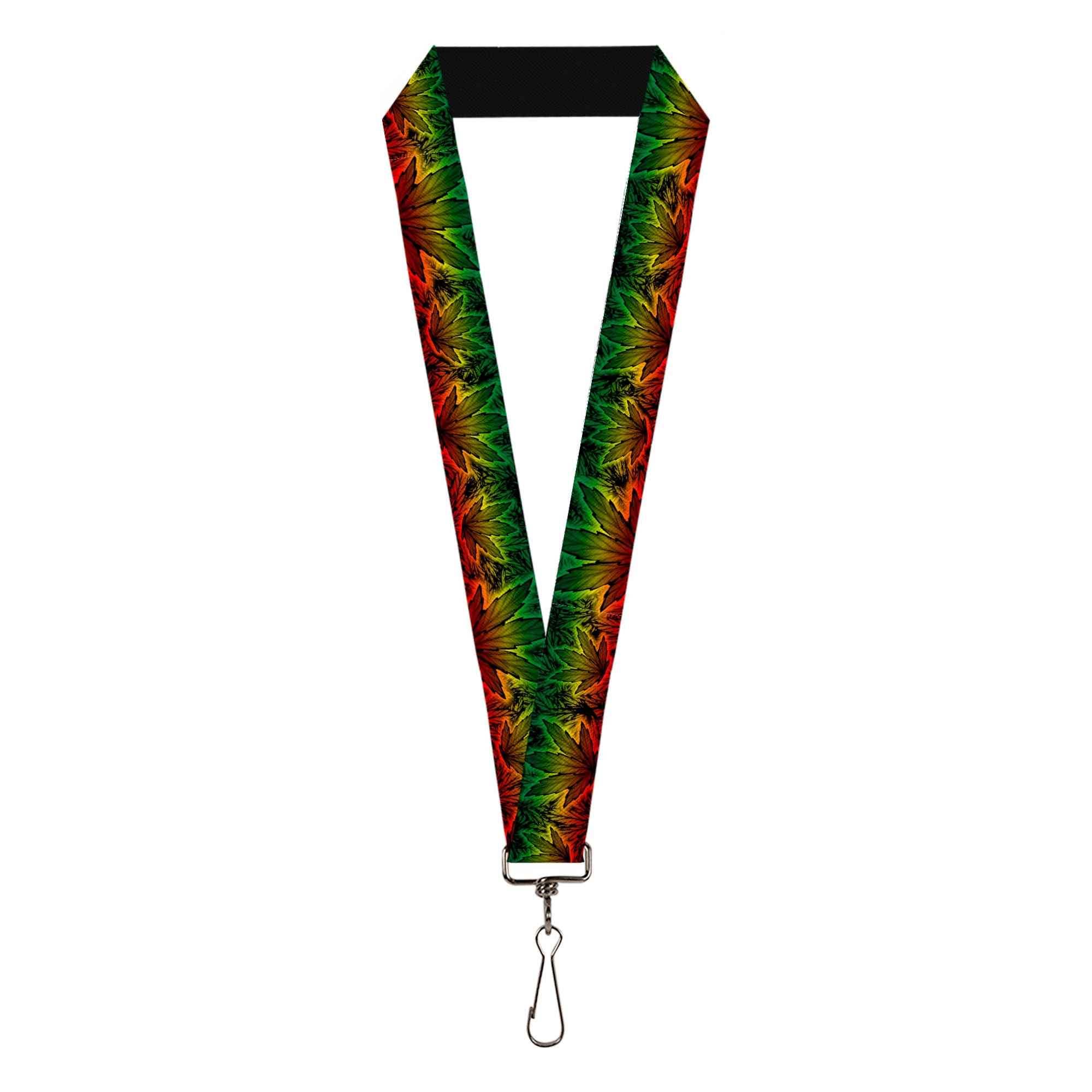 Buckle-Down Lanyard - Marijuana Haze Rasta/Rasta Lanyards Buckle-Down
