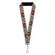 Lanyard - 1.0" - Mouth Zebra Lanyards Buckle-Down