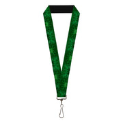 Buckle-Down Lanyard - Marijuana Leaves Stacked Lanyards Buckle-Down