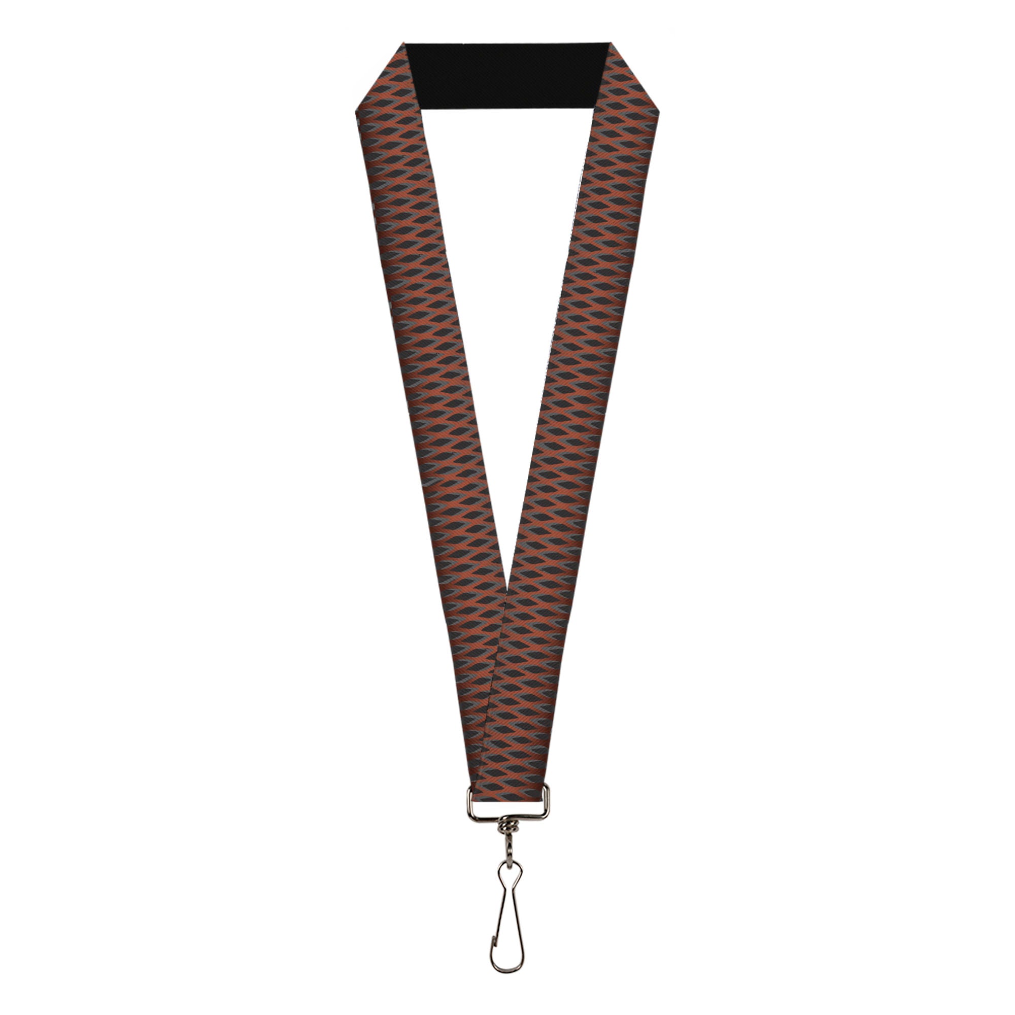 Lanyard - 1.0" - Mesh Black Brown Lanyards Buckle-Down