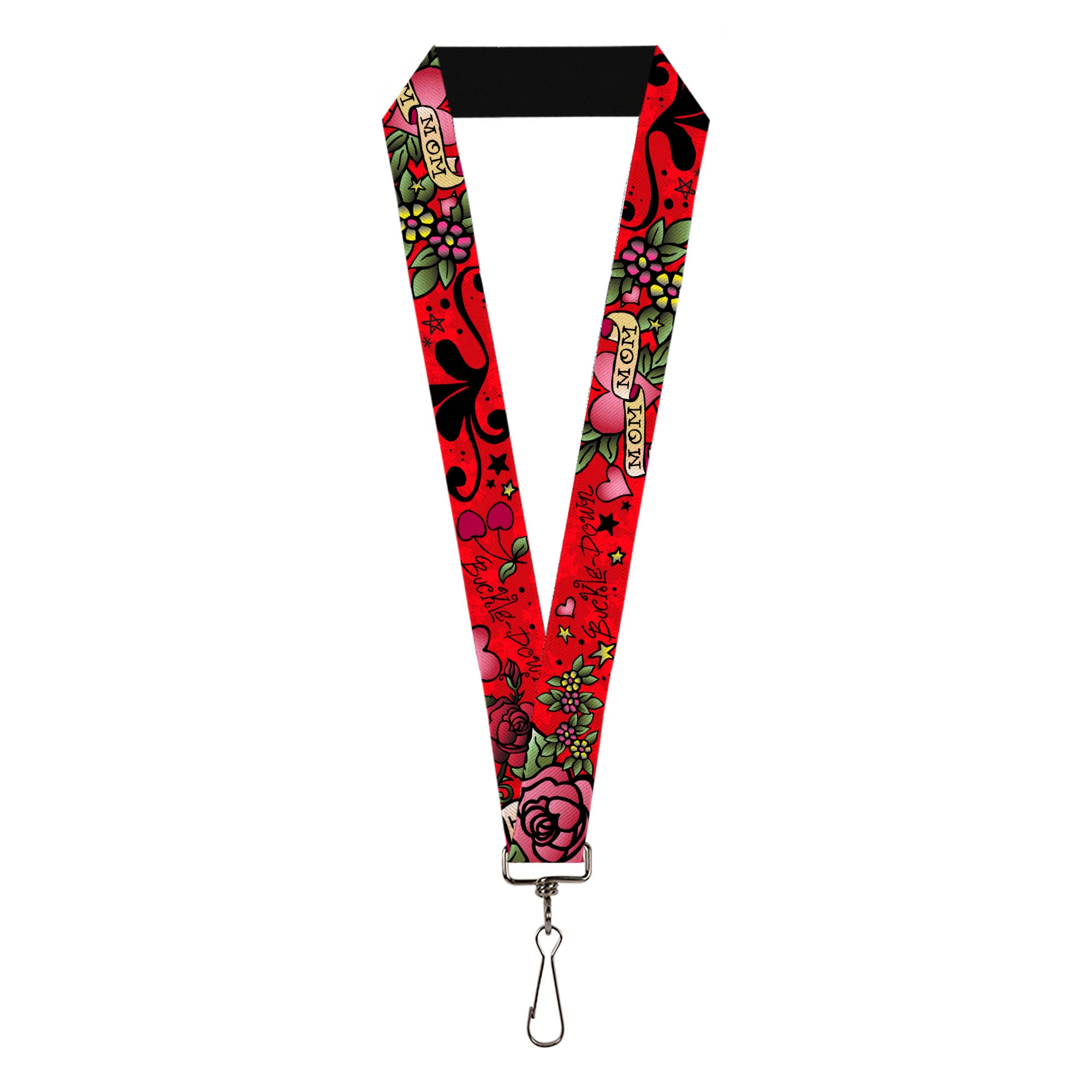 Lanyard - 1.0" - Mom & Mom Red Lanyards Buckle-Down