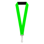 Lanyard - 1.0" - Neon Green Lanyards Buckle-Down