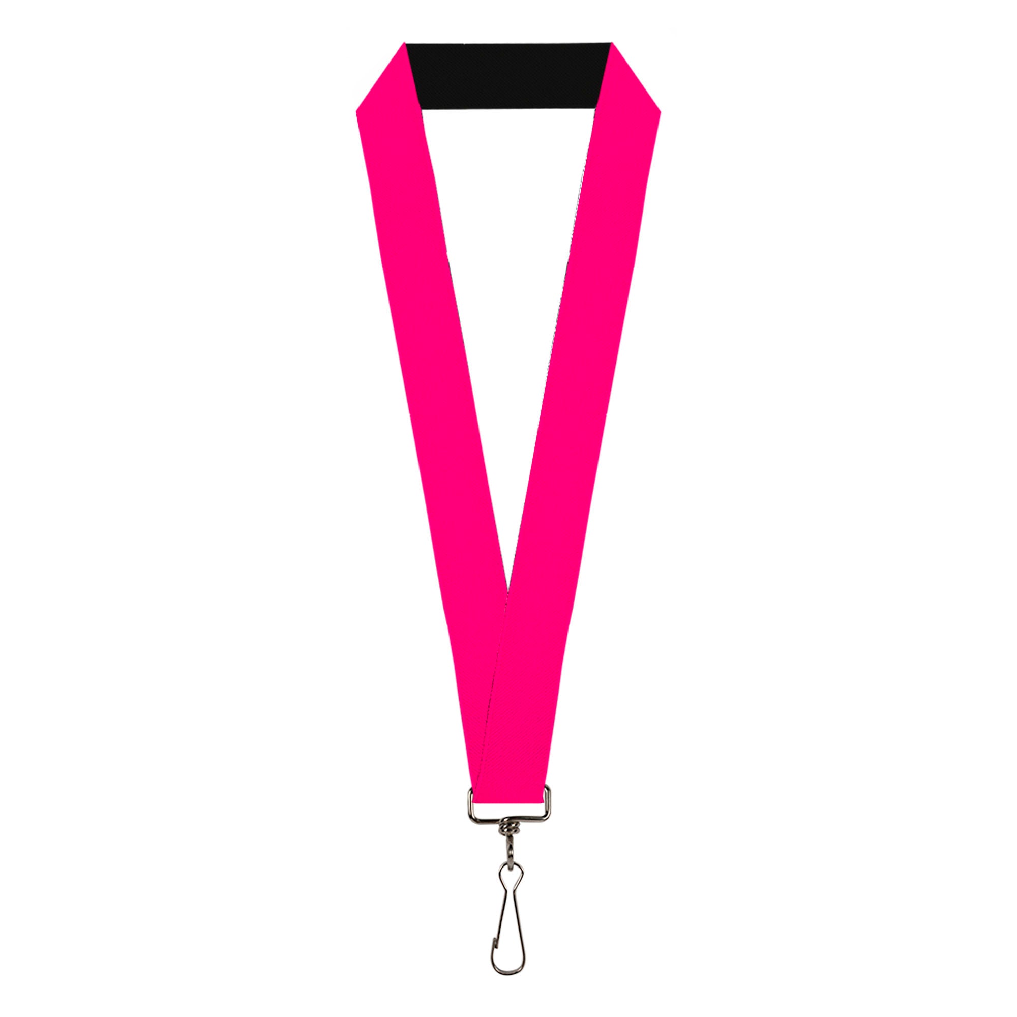 Lanyard - 1.0" - Neon Pink Print Lanyards Buckle-Down