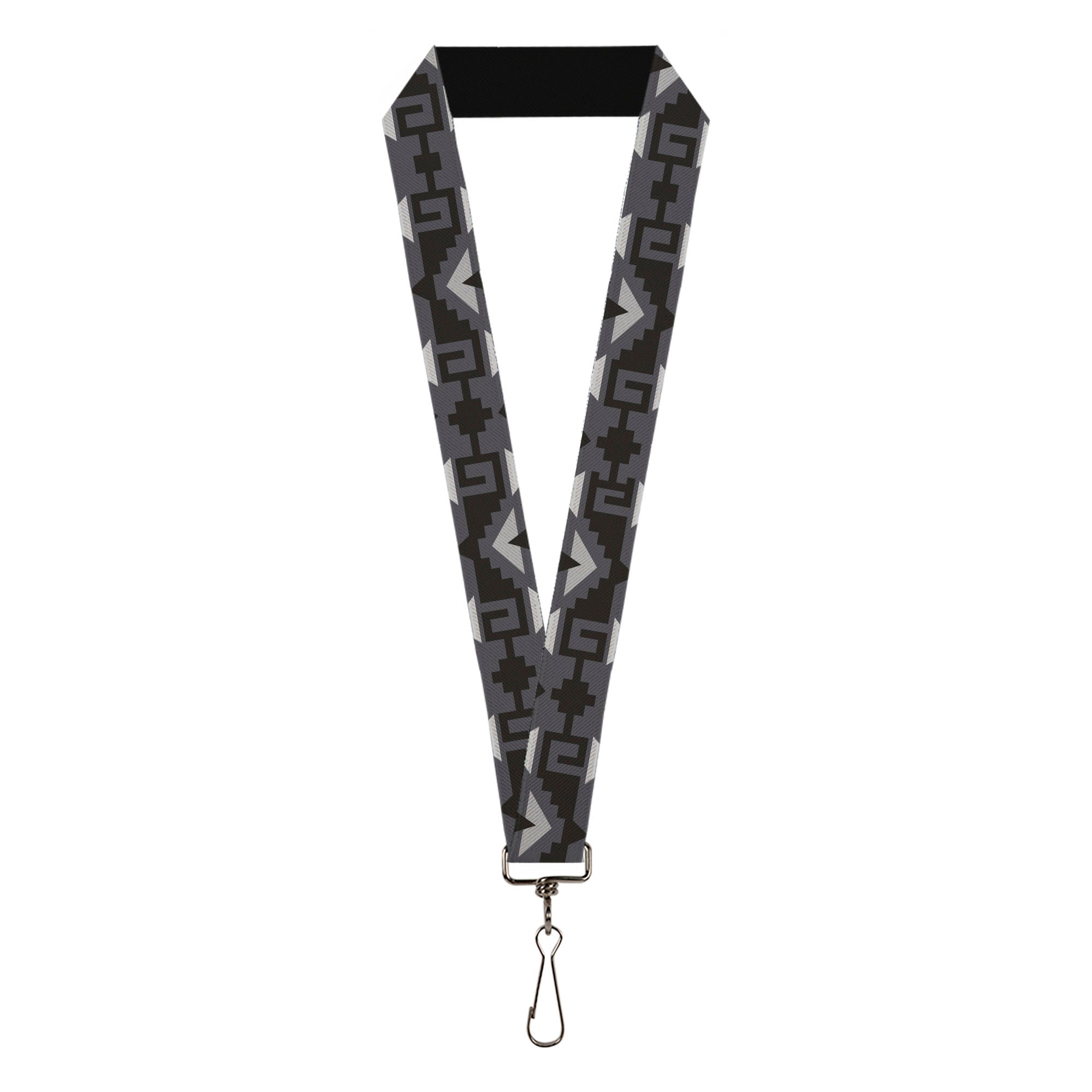 Lanyard - 1.0" - Navajo2 Grays Lanyards Buckle-Down