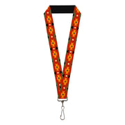 Lanyard - 1.0" - Navajo Tan Rust Olive Black Lanyards Buckle-Down