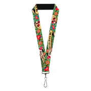 Lanyard - 1.0" - Only God Can Judge Me Green Lanyards Buckle-Down