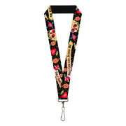 Lanyard - 1.0" - Only God Can Judge Me Black Lanyards Buckle-Down