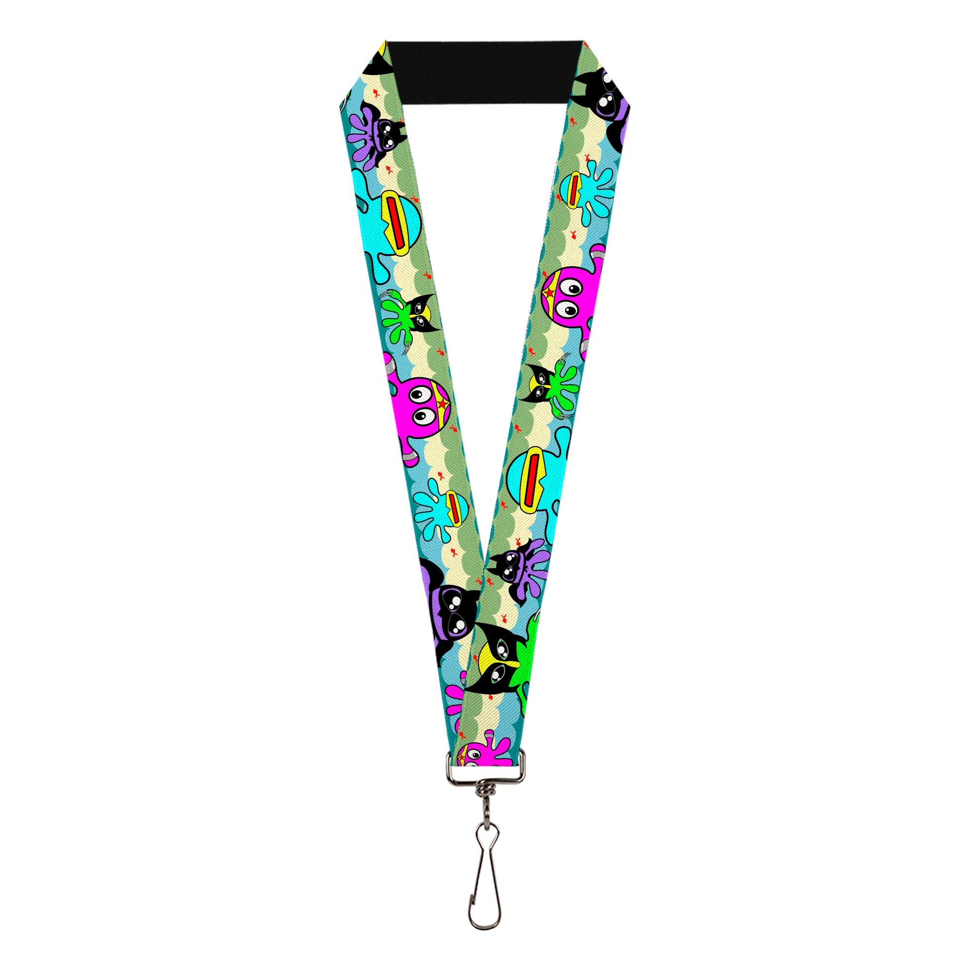 Lanyard - 1.0" - Octopus Superhero Cartoon Lanyards Buckle-Down