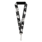 Lanyard - 1.0" - Owl Expressions Black White Lanyards Buckle-Down