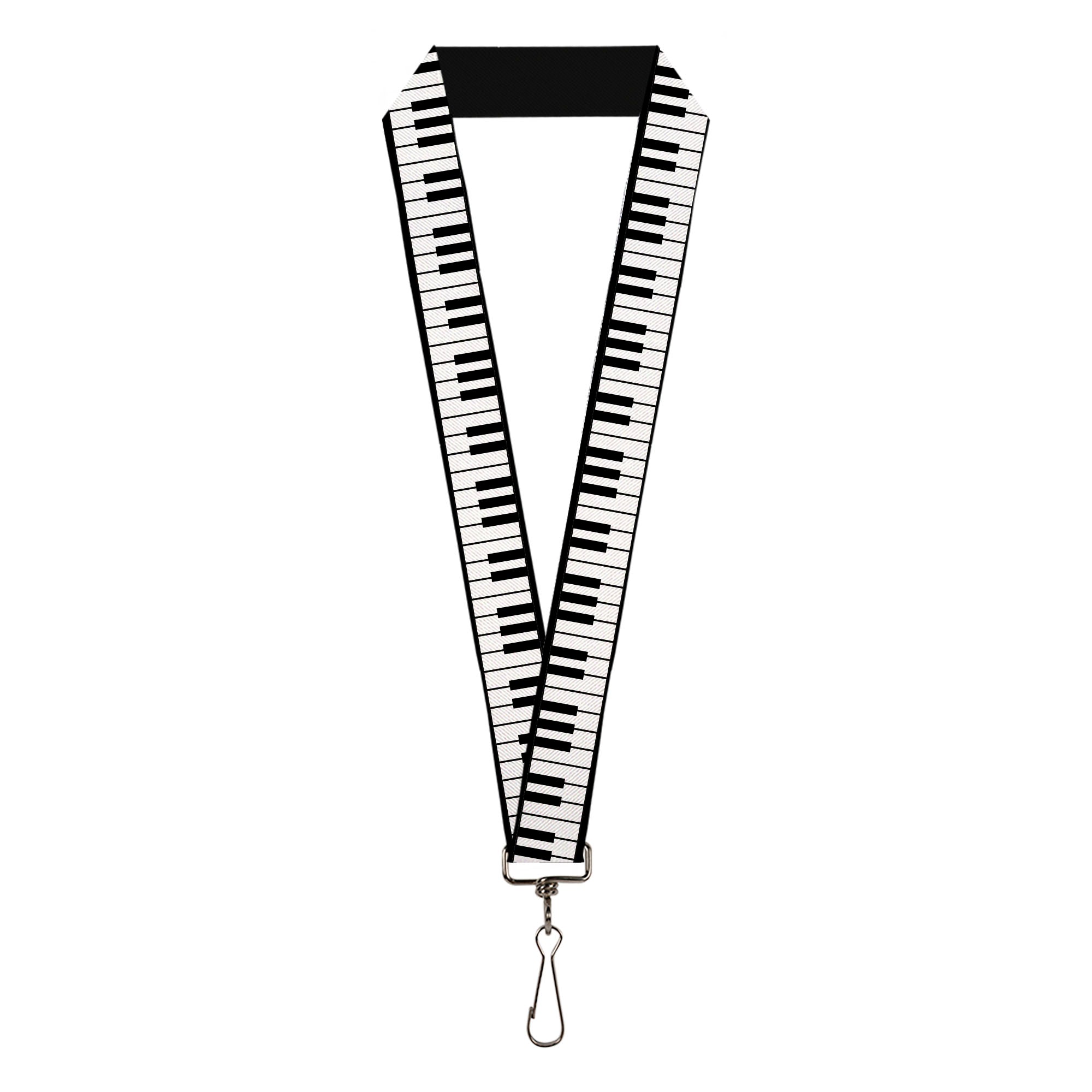 Lanyard - 1.0" - Piano Keys Lanyards Buckle-Down