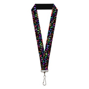 Lanyard - 1.0" - Peace Psychedelic Lanyards Buckle-Down