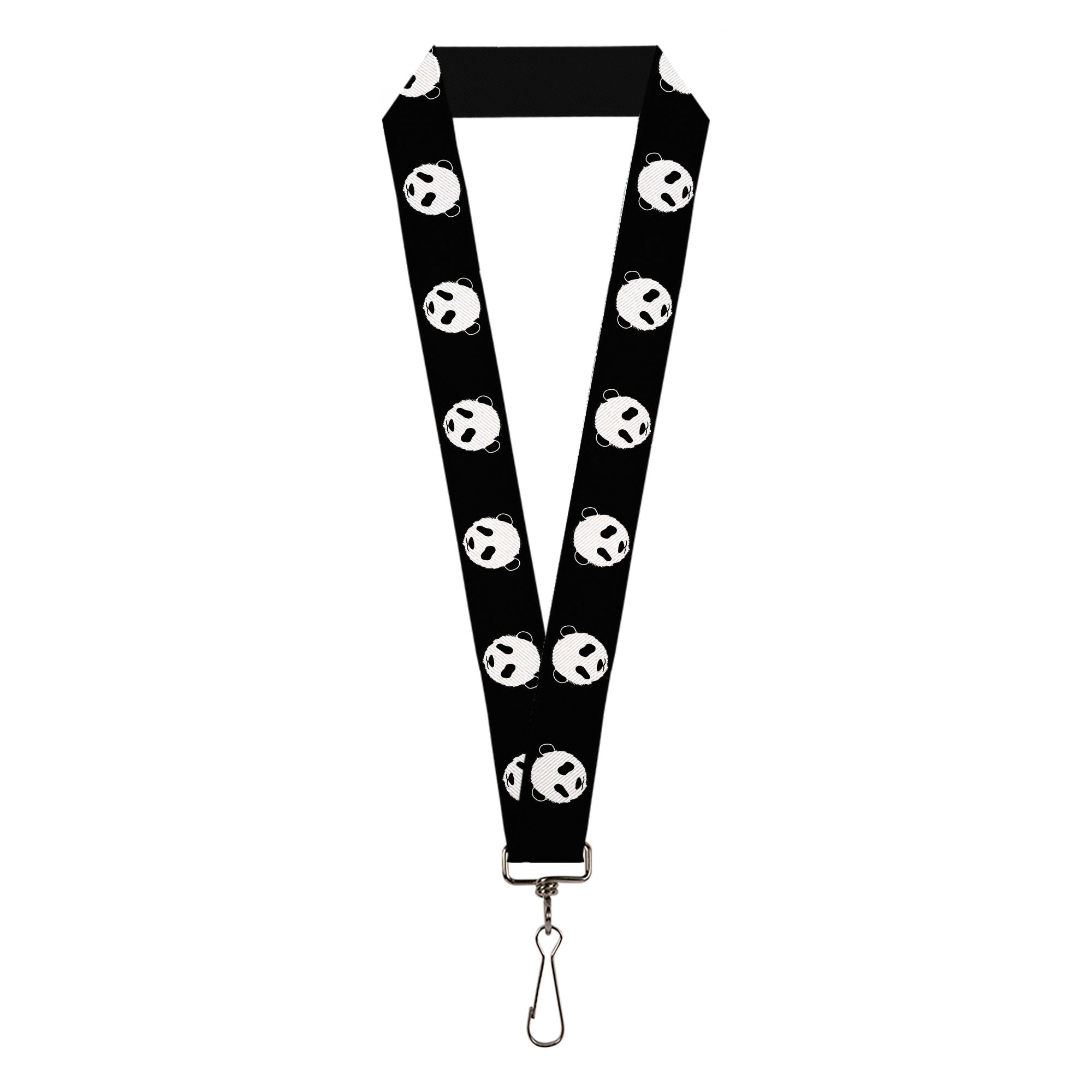 Lanyard - 1.0" - Panda Bear Repeat Lanyards Buckle-Down