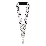 Lanyard - 1.0" - Panda Bear Stacked Lanyards Buckle-Down