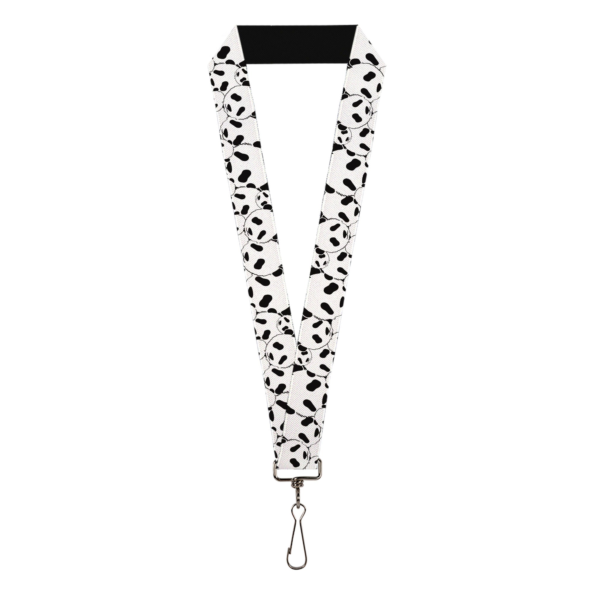 Lanyard - 1.0" - Panda Bear Stacked Lanyards Buckle-Down