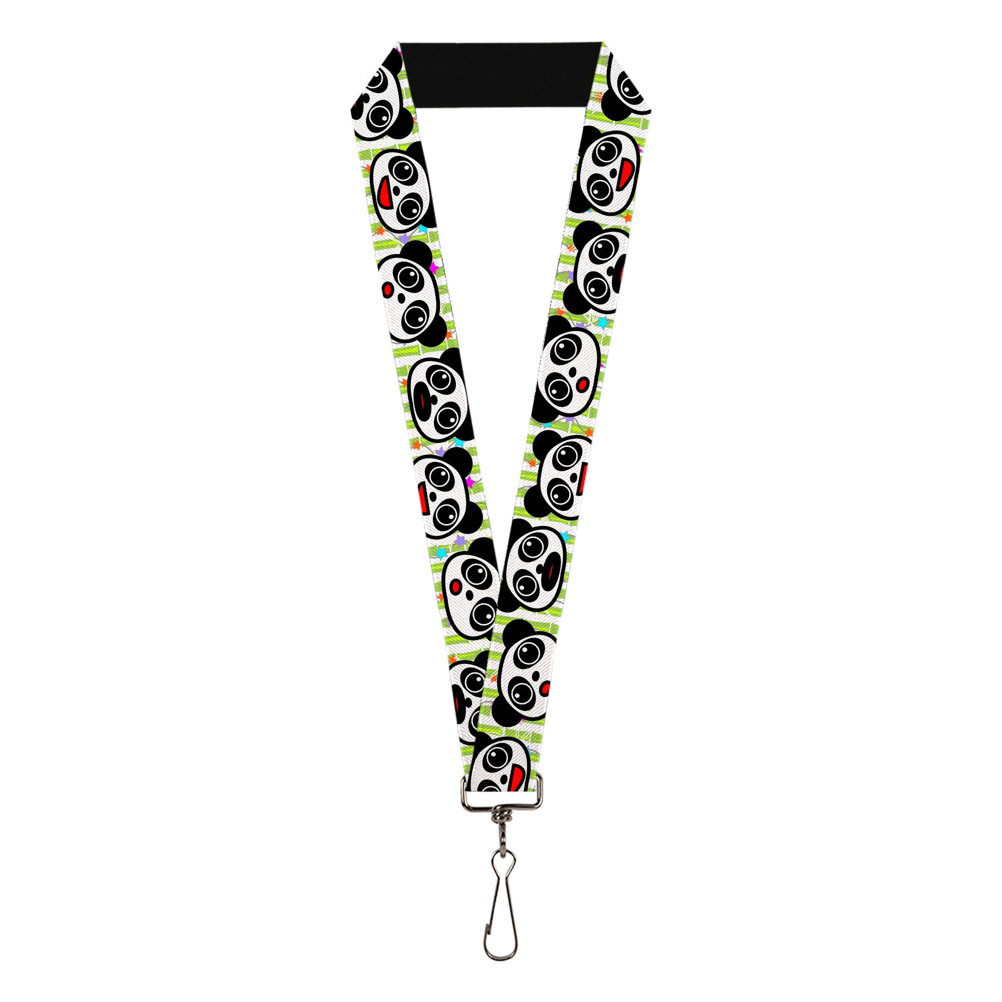 Lanyard - 1.0" - Panda Bear Cartoon Lanyards Buckle-Down
